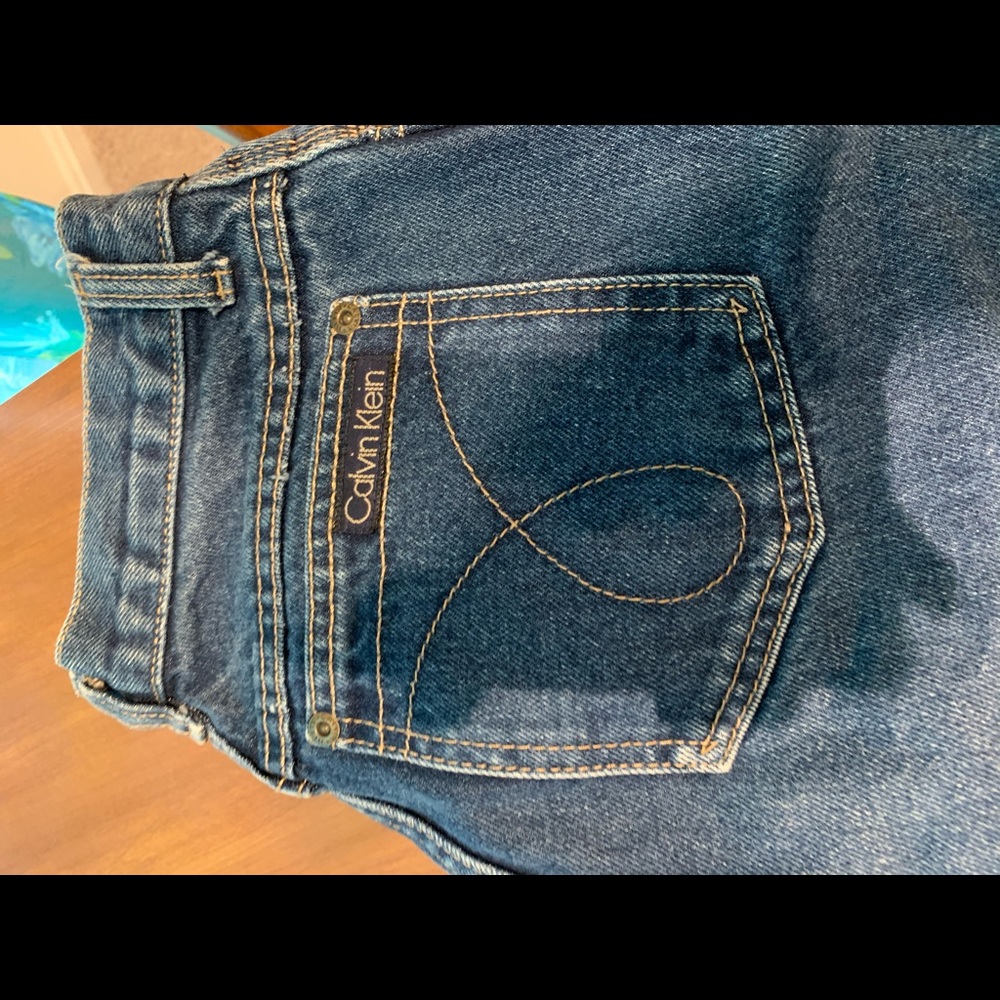 Vintage Calvin Klein High Waste Denim